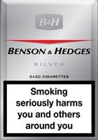 3 Cartons-Benson & Hedges Silver